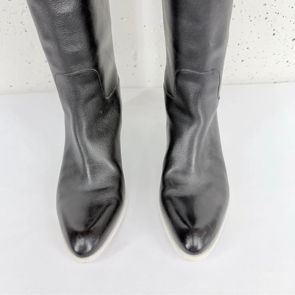 Alexander Wang Women’s size 40 Lovanni Black Leather Over The Knee Boots